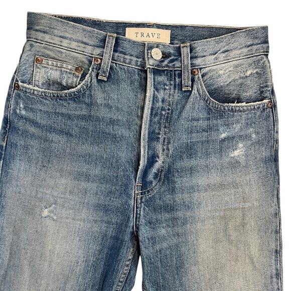 Trave Harper time after time high rise cropped distressed jeans - Picture 4 of 12